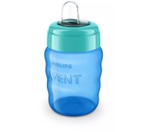 Philips Avent Easy Sip mācību krūzīte, 9M+, 260ml, silikona snīpis, zila (SCF553/05)