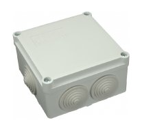 S-BOX 106 Sadales kārba ar sānu gumijam pelēka IP65 100x100x50mm (003796)
