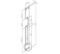 L05B  Gara elektromehānisko sprūdu pretplāksne zelta (000494)