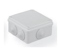 S-BOX 106 WH Sadales kārba ar sānu gumijam balta IP65 100x100x50mm (007948)