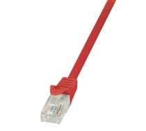 RJ45 kabelis / Patch kabelis 3m CAT5E U/UTP (sarkans) (009509)