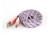 Sbox USB->Micro USB 2.0 M/M 1m colorfull blister rose USB-103CF-P