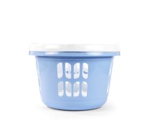 Beldray LA00000174CRNEU7 Set Of Two Laundry Basket 30L, White/Blue