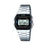 CASIO Vintage Collection Digital Watch Unisex A163WA-1QES Black/Silver