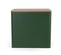 Salter BW12899G Toronto Bread Bin, Green/Wooden