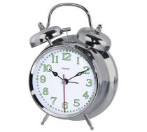 Hama 00186326 Nostalgia Alarm Clock Silver