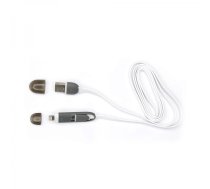 Sbox 2IN1W USB->Micro USB+IPH.5 M/M 1M white