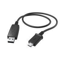 Hama 00173672 Charging/Data Cable, Micro-USB 0.6m Black