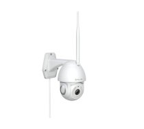 Tellur Smart WiFi Outdoor Camera 3MP, UltraHD, Autotracking, PTZ white