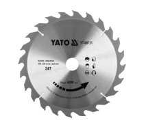 Zāģripa kokam 255x30mm 24T TCT YT-60731 YATO (YT-60731)