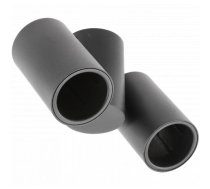 Griestu gaismeklis LUPO, 17.5x5.6x11.5cm, IP20, 2*GU10, max. 50W, melns; OS-LUP-2GU10-10 GTV (OS-LUP-2GU10-10)