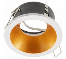 Griestu gaismeklis ELVA, IP54, Ø85x45mm, balts/kapara; OP-ELVAOBM-13 GTV (OP-ELVAOBM-13)