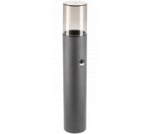 Dārza gaismeklis stabs MEDIO-P 50 PIR, E27, 15W, IP54, AC220-240V, grafīta; OS-MEDP50P-30 GTV (OS-MEDP50P-30)