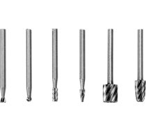 Rotējošo failu komplekts 6 gab., 25405, STHOR, HSS 4241, 3.2 mm, mini griešanai (25405)