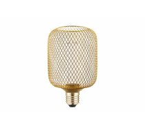 Gaismeklis LED GRID, C100, E27, 3,5W, 120lm, 1800K, AC220-240V, 320°, gold (LD-C100FLGRIDZ3-18)