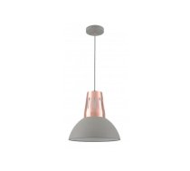 Griestu lampa ARTEMIA, pelēka, 34,5 cm, metāla abažūrs, E27, OS-ART-L-E27-15-DEC (OS-ART-L-E27-15-DEC)