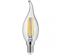LED spuldze, kvēldiega, A-G, C35L, 3000K, E14, 4W, 360°, 420lm, 44mA; LD-C35FLE4-30L GTV (LD-C35FLE4-30L)