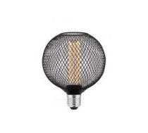 Gaismeklis LED GRID,C125, E27, 3,5W, 120lm, 1800K, AC220-240V, 320°, black (LD-C125GRIDCZ3-18)