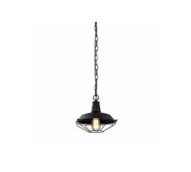 Griestu lampa LARS, metāla abažūrs, 26 cm, melna, OS-LARS-10-DEC, GTV (OS-LARS-10-DEC)