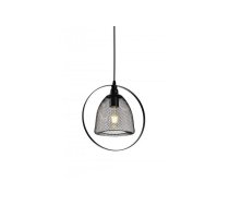 Griestu lampa XALIS, melna, metāla, 30 cm diametrs, E27, OS-XAL2-10-DEC (OS-XAL2-10-DEC)