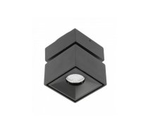 Virsapmetuma griestu gaismeklis LED BIANCO, melns, 8W , 680lm, 4000K LD-BNC8WKC-NB GTV (LD-BNC8WKC-NB)