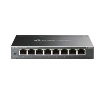TP-Link TL-SG108E tīkla komutators Easy-Smart 8× Gigabit 10/100/1000 Mbps VLAN QoS IGMP Snooping melns (TL-SG108E)