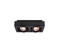 Griestu lampa Loid, melna, 2x GU10, regulējams stars, 34x18.5x9 cm, OS-LOID-2GU10-10-DEC (OS-LOID-2GU10-10-DEC)