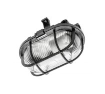 Griestu/sienas gaismeklis SANGUESA KAY, max 40W, E27, AC220-240V, 50-60Hz, IP44, ABS/stikls, melns (OS-KAY060-10)