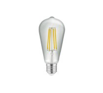 LED LIGHT SOURCE, FILAMENT, A-G, ST64, 4000K, E27, 6,0W, AC220-240V, 360°, 600lm, 52mA (LD-ST64FLE6-40)