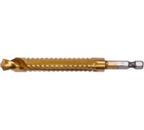 HEX frēzēšanas urbis metālam 11,0 mm HSS TiN 1/4" fiksātors 58–62 HRC cietība garums 110 mm YATO YT-44829 (YT-44829)