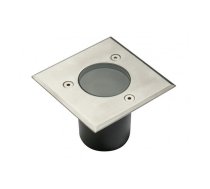Iebūvējams piebraucamā ceļa gaismeklis ALFA-K-MINI, 10x10 cm, GU10, IP67, ON-ALFAKGU10-06-MINI, INOX (ON-ALFAKGU10-06-MINI)