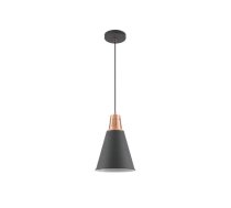 Griestu lampa GIANNI, melna/zeltīta, regulējams vads, Ø22cm, OS-GIAN-E27-11-DEC (OS-GIAN-E27-11-DEC)