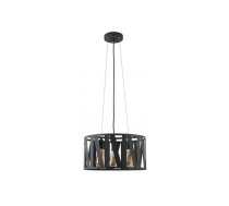 Griestu lampa MELODY, trīs E27 spuldzes, 40 cm diametrs, melna, OS-MEL-E27-10-DEC (OS-MEL-E27-10-DEC)