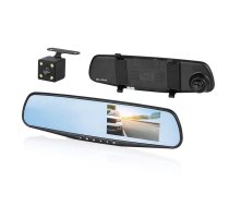 Blow BLACKBOX DVR F600 78-528# Autovideoreģistrators Full HD 1920×1080 140° plaša leņķa 4.3″ LCD ekrāns Ciklisks ieraksts Kustības noteikšana G-sensor Iebūvēts mikrofons un skaļrunis microSD līdz 32 GB Mini USB Portatīvs Melns (78-528#)