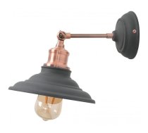 Sienas gaismeklis LORET, 7727, 1xE27, 40W, IP20, 20cm, melns; OS-LOR-E27-10-DEC GTV (OS-LOR-E27-10-DEC)