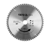 Zāģripa kokam 255x30mm 60T TCT YT-60733 YATO (YT-60733)