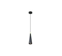Griestu lampa EVI, melna ar zelta akcentu, alumīnijs, GU10, max. 40W, 120 cm, OS-EVI-GU10-10-DEC (OS-EVI-GU10-10-DEC)