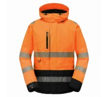 Augstas redzamības ziemas jaka, oranža/tumši zila, M, Pesso, 8000mm, 100% poliesteris, EN ISO 20741 (SMONTREALHVOM)