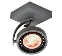 Griestu gaismeklis Wally, 4281, AC220-240V, IP20, 1xGU10/ES111, grafīta; OS-WALLY-15-DEC GTV (OS-WALLY-15-DEC)