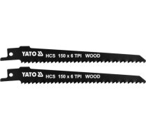 Zāģa Asmeņi Hcs150mm 6Tpi 2gab. YT-33922 YATO (YT-33922)