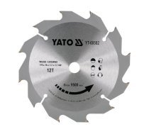 Zāģripa kokam 170x16mm 12T TCT YT-60582 YATO (YT-60582)