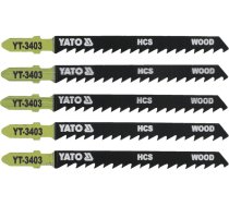 Zāģa Asmens Kokam T Tipa 6Tpi 5gab. YT-3403 YATO (YT-3403)