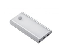 LED furnitūras gaismeklis Coma PIR, ar sensoru, USB, 1W, 50lm, 120°, IP20, Pelēks LD-PIRUSB-53 GTV (LD-PIRUSB-53)