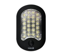Rokas lampa 24+3 LED, VOREL, 82731, dzeltena-melna, magnēts, rotējošs āķis (82731)