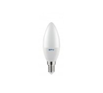 LED LIGHT SOURCE, A-G, C37, SMD 2835, 6400K, E14, 8,0W, AC180-250V, 160°, 720lm, 70mA (LD-SMZDC37-80)