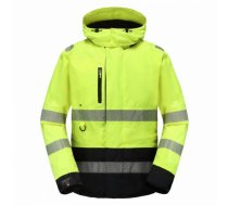 Augstas redzamības ziemas jaka, dzeltena/tumši zila, 2XL, Pesso, SMONTREALHVG2L, 8000mm, 100% poliesteris (SMONTREALHVG2L)
