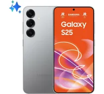 Samsung Galaxy S25 SM-S931B, 6.2", 2340x1080, 12GB RAM, 256GB, 50MP, Dual SIM, Android 15, 4000mAh, Sudraba (SM-S931BZSGEUE)