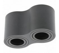 Griestu gaismeklis AVEIRO DUO BIS, 160x80x90mm, IP20, max 20W*2, melns; OS-AVB80160OK2-00 GTV (OS-AVB80160OK2-00)