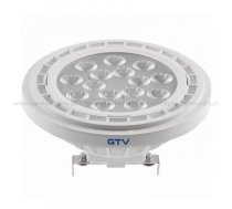 LED spuldze, A-G, AR111, G53, 4000K, 12.5W, DC12V, 40°, 1250lm, balta LD-AR111NW13W40-00 GTV (LD-AR111NW13W40-00)