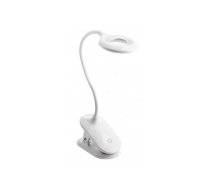 Galda lampa RINGO, 4W, 200lm. DC5V,1A, 3000K-6000K, 3-CCT, 1200mAh, Ra>80, aptumšojama, balta, LB-RIN4W-00-DEC GTV (LB-RIN4W-00-DEC)